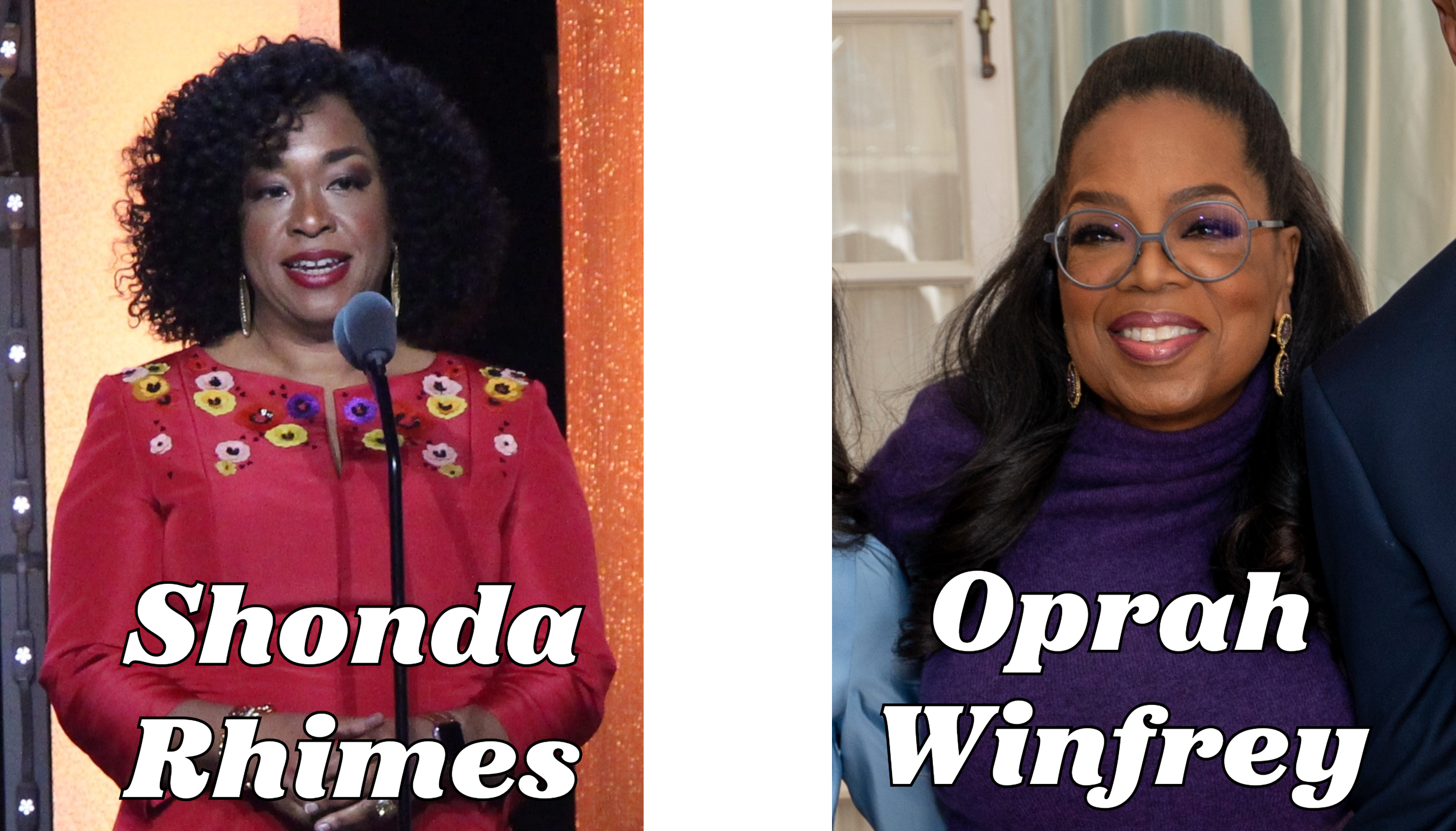 Game-Changing Women in Media - Oprah Winfrey - Shonda Rhimes